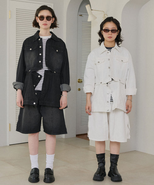 マルチウェイセパレートデニムジャケット