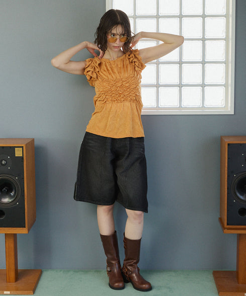 マルチウェイアレンジフリルトップス