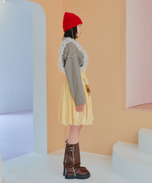 ボクシーバルーンスカート