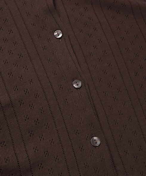 POINTELLE CARDIGAN