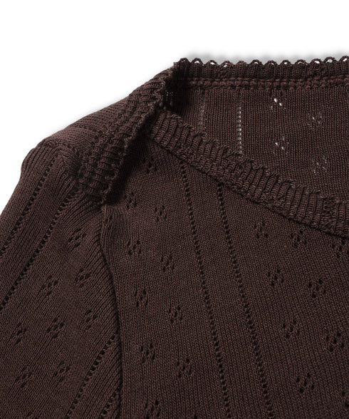 POINTELLE BATEAU PULLOVER