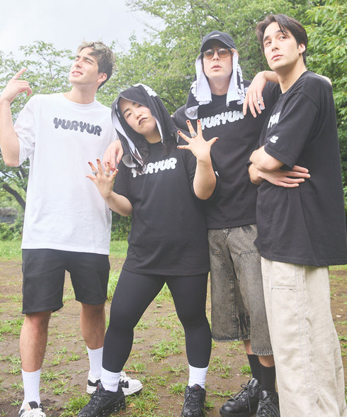 ふっぅにふっぅのTシャツ黒