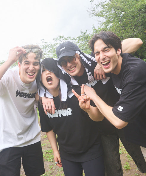 ふっぅにふっぅのTシャツ黒