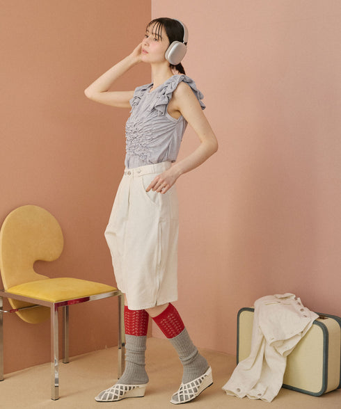 マルチウェイアレンジフリルトップス