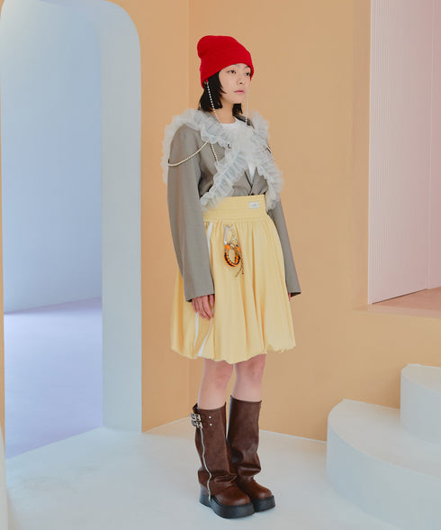 ボクシーバルーンスカート