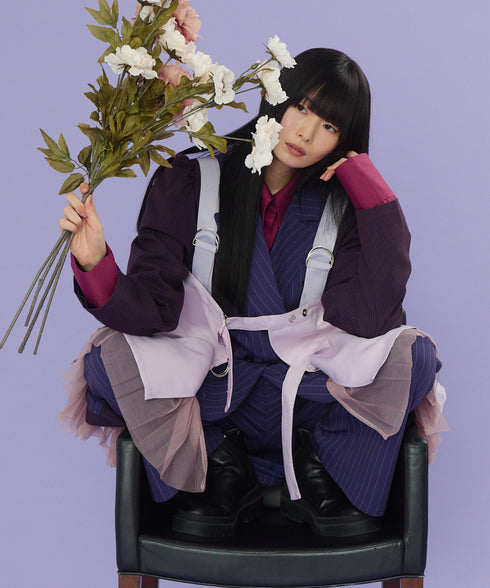 2WAYボリュームレイヤーチュニックベスト