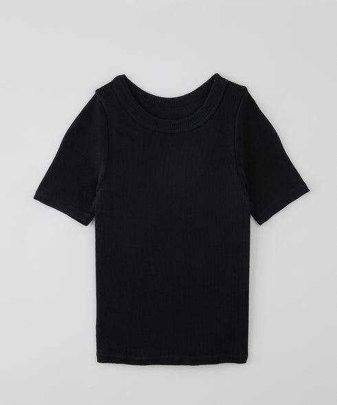 SHEER CREW NECK TEE