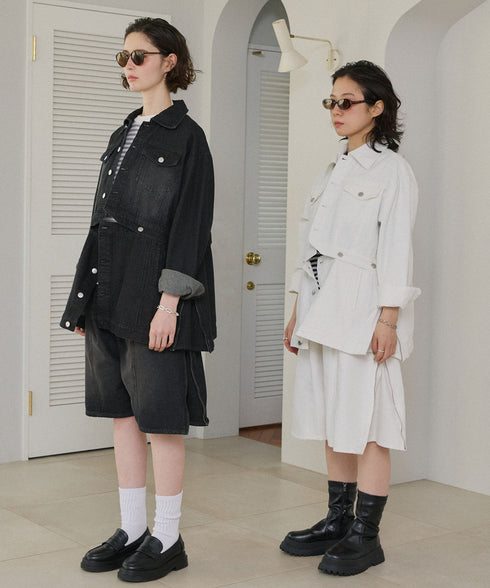 マルチウェイセパレートデニムジャケット