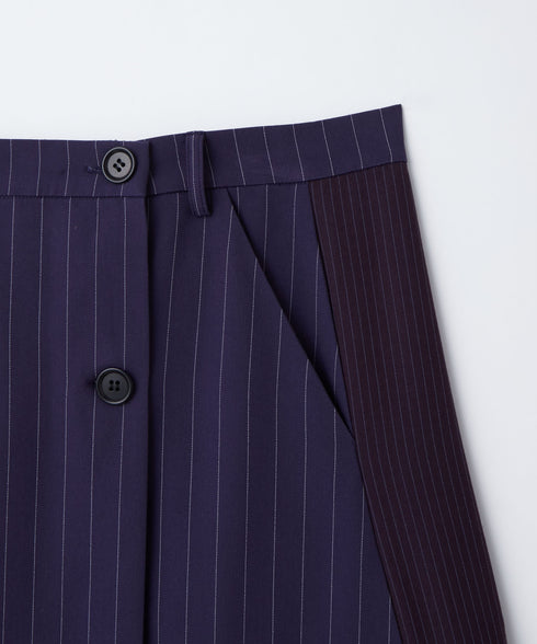 ストライプラップスカート&フレアパンツ