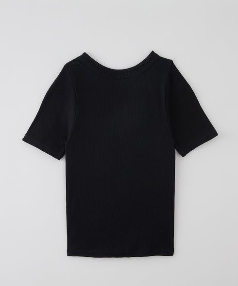 SHEER CREW NECK TEE