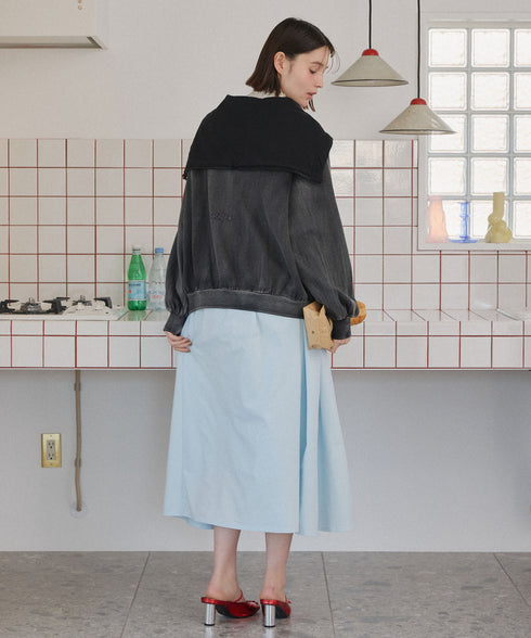 セーラーフードヴィンテージジップパーカー