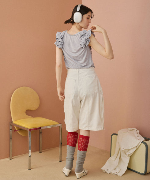 マルチウェイアレンジフリルトップス