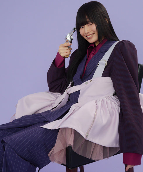 2WAYボリュームレイヤーチュニックベスト