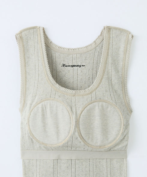 PALM CUP ORGANIC COTTON SLEEVELESS