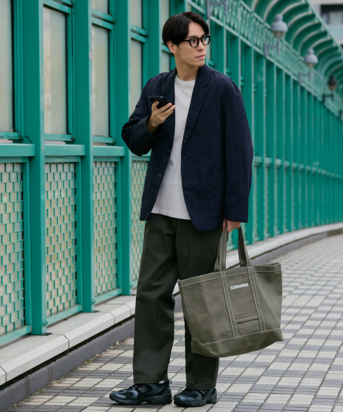 ユーティリティキャンバストートバッグ