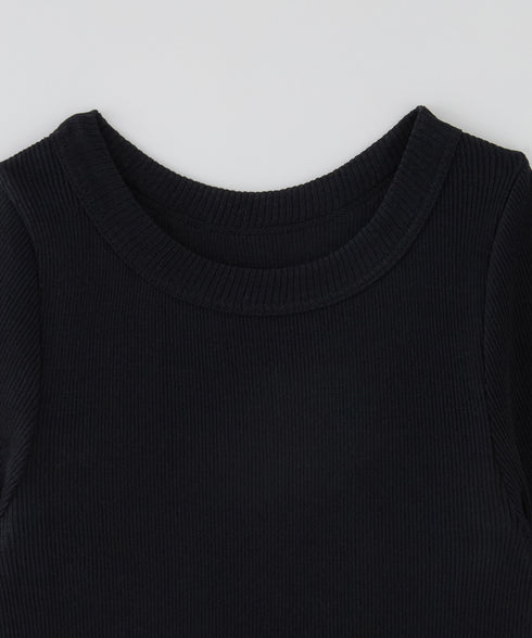 SHEER CREW NECK TEE