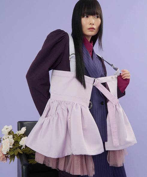 2WAYボリュームレイヤーチュニックベスト