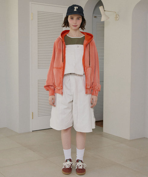 セーラーフードヴィンテージジップパーカー