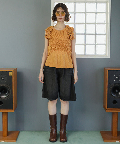 マルチウェイアレンジフリルトップス