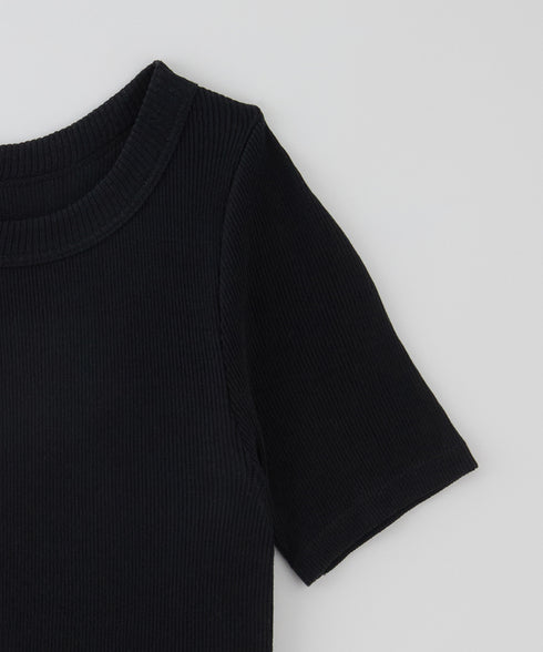 SHEER CREW NECK TEE