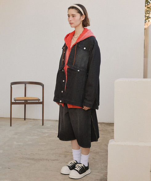 マルチウェイセパレートデニムジャケット