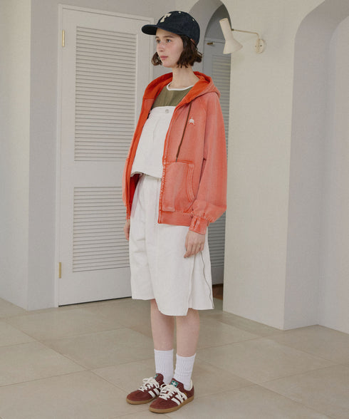 セーラーフードヴィンテージジップパーカー