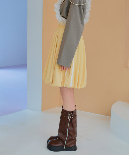 ボクシーバルーンスカート