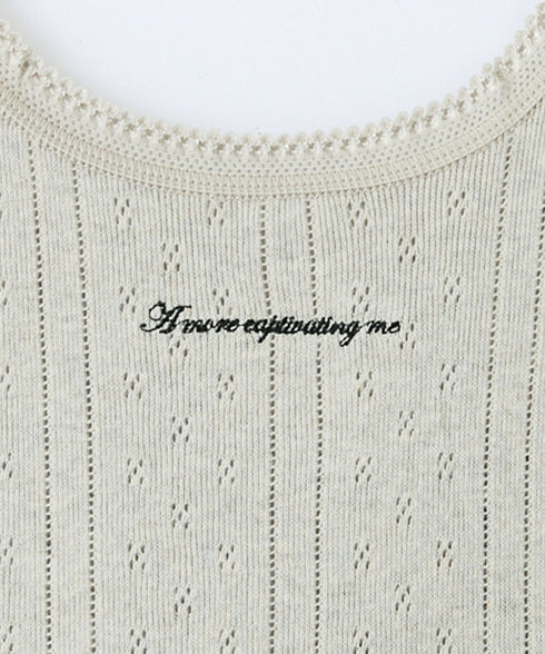 PALM CUP ORGANIC COTTON SLEEVELESS