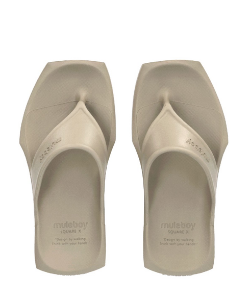 SQUARE X FLIP FLOP(ベージュ2)