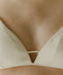 knit triangle bra