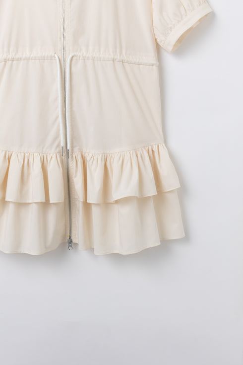 ワイルドギガフリルジップワンピース