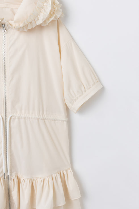 ワイルドギガフリルジップワンピース