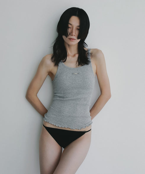 CUP IN RIB TANK TOP
