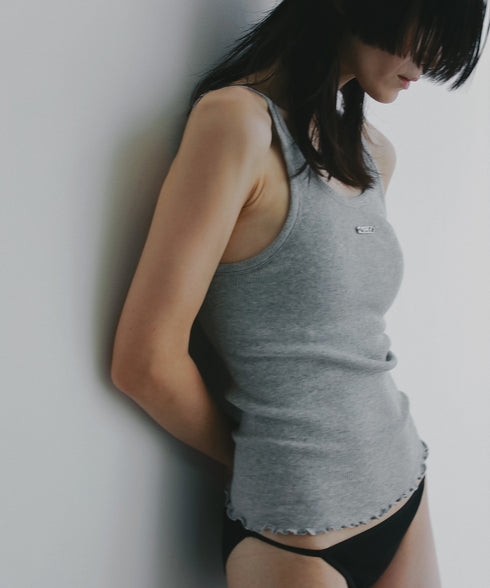 CUP IN RIB TANK TOP
