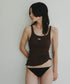 CUP IN RIB TANK TOP