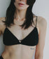 knit triangle bra