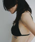 knit triangle bra