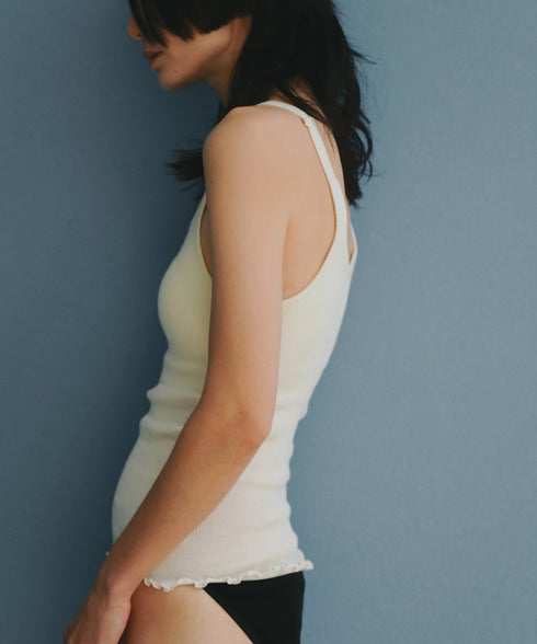 CUP IN RIB TANK TOP