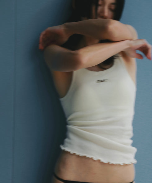 CUP IN RIB TANK TOP
