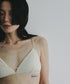 knit triangle bra