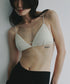 knit triangle bra