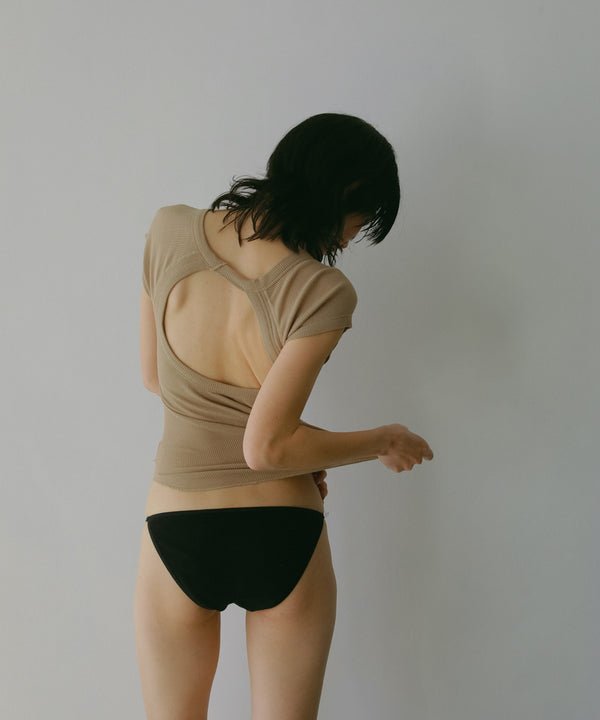 BACK OPEN FRENCH PULLOVER