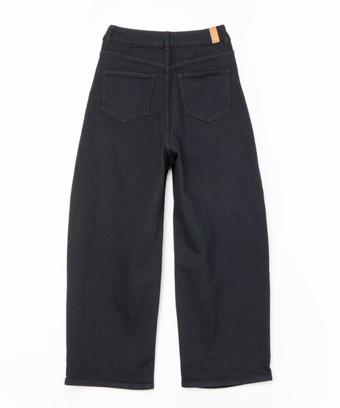 コンフォータブルデニム バレルレッグパンツ