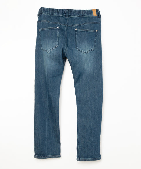 コンフォータブルデニム リペアスリムパンツ(メンズ)