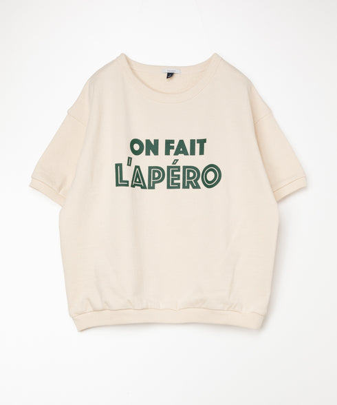 オーガビックコットン ハーフスリーブ トップス