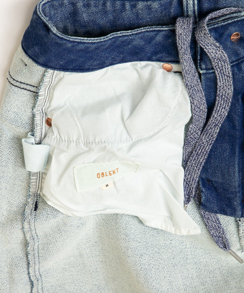 コンフォータブルデニム リペアスリムパンツ(ウィメンズ)