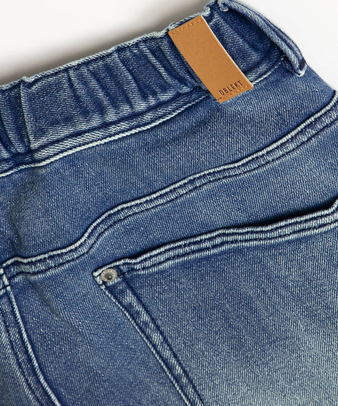 コンフォータブルデニム リペアスリムパンツ(ウィメンズ)