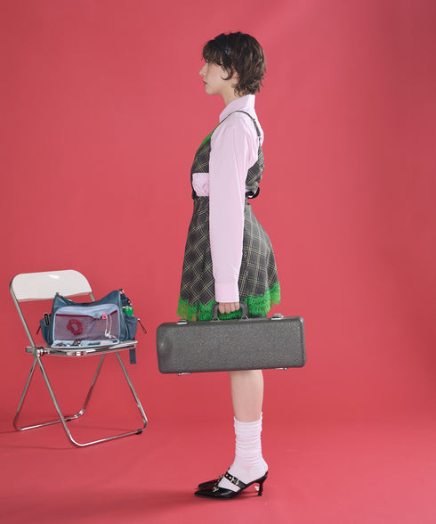 チェック×レースマルチウェイビスチェセット