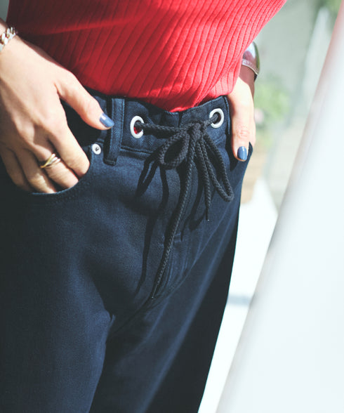 oblekt×MIyakoTakayama ワイドレッグ コンフォータブルデニム