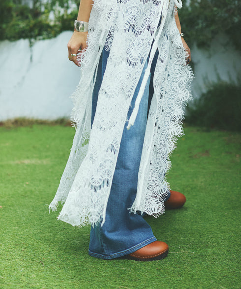 oblekt×MiyakoTakayama スカラップレースジレ